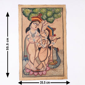  Handpainted Kalighat Painting by Laltu Chitrakar 