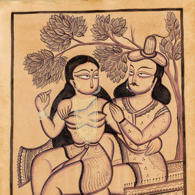  Traditional Kalighat Painting by Laltu Chitrakar Online in India at iTokri.com 