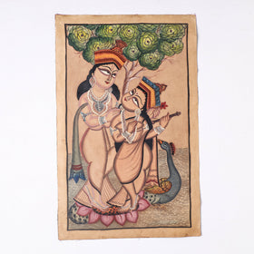  Handpainted Kalighat Painting by Laltu Chitrakar 