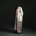 Handpainted madhubani handloom tussar cotton dupatta 24