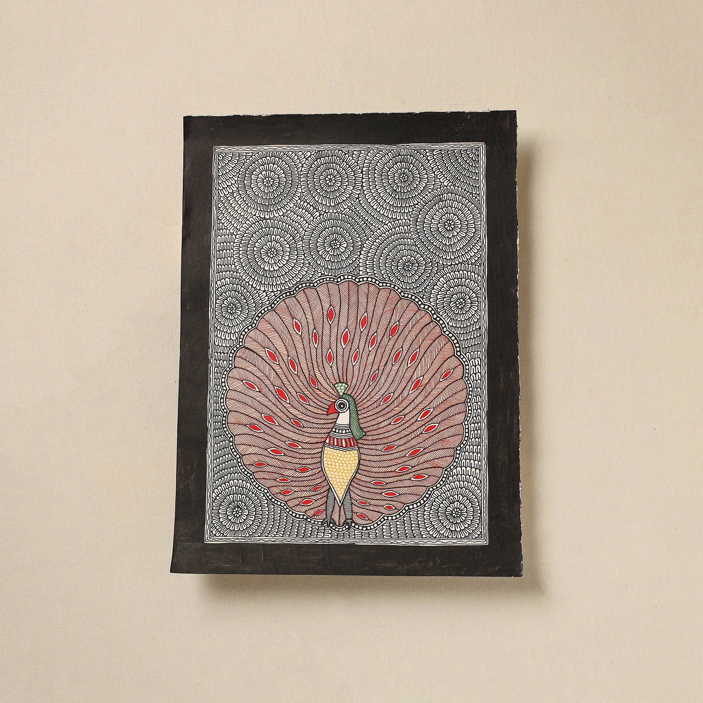 Handpainted Madhubani Painting by Hira Devi 