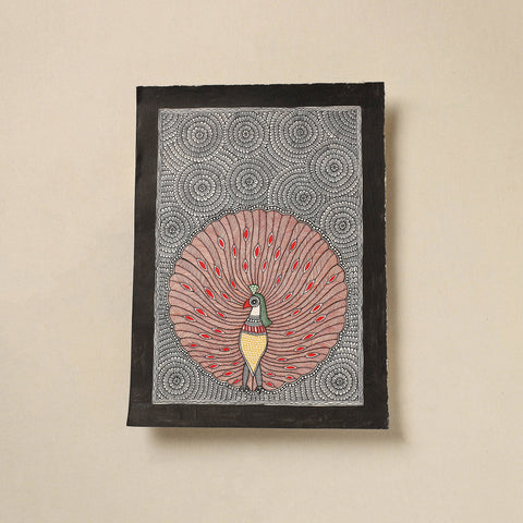 Handpainted Madhubani Painting by Hira Devi 