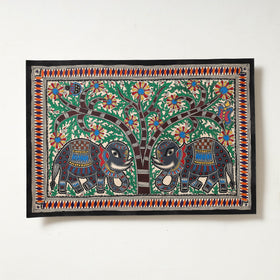Handpainted Madhubani Painting by Hira Devi 