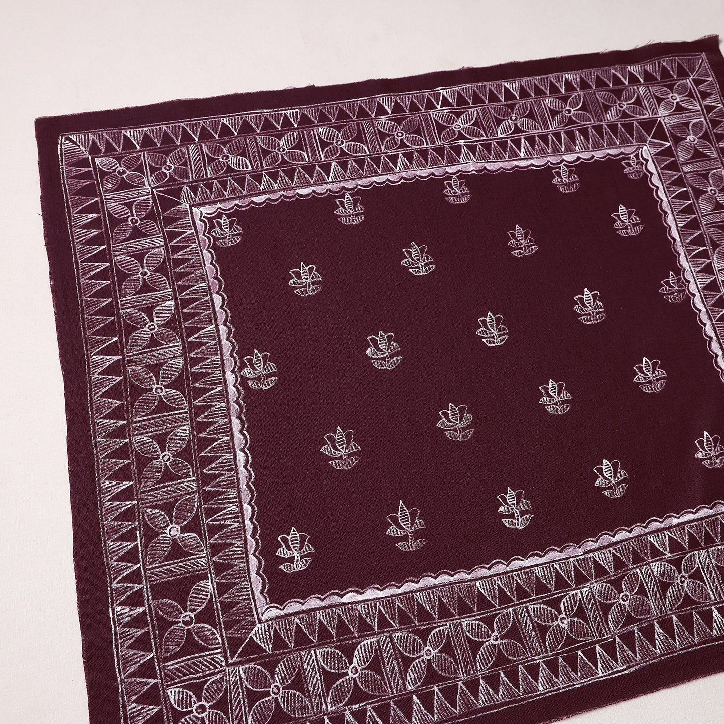 Handpainted Madhubani Painting by Hira Devi 