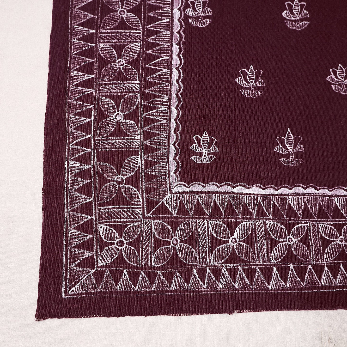 Handpainted Madhubani Painting by Hira Devi 