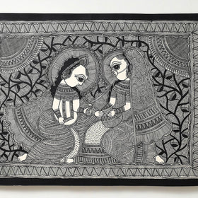  Handpainted Madhubani Painting by Hira Devi 