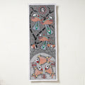 Handpainted Madhubani Painting by Hira Devi 