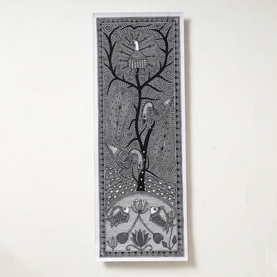 Handpainted Madhubani Painting by Hira Devi 