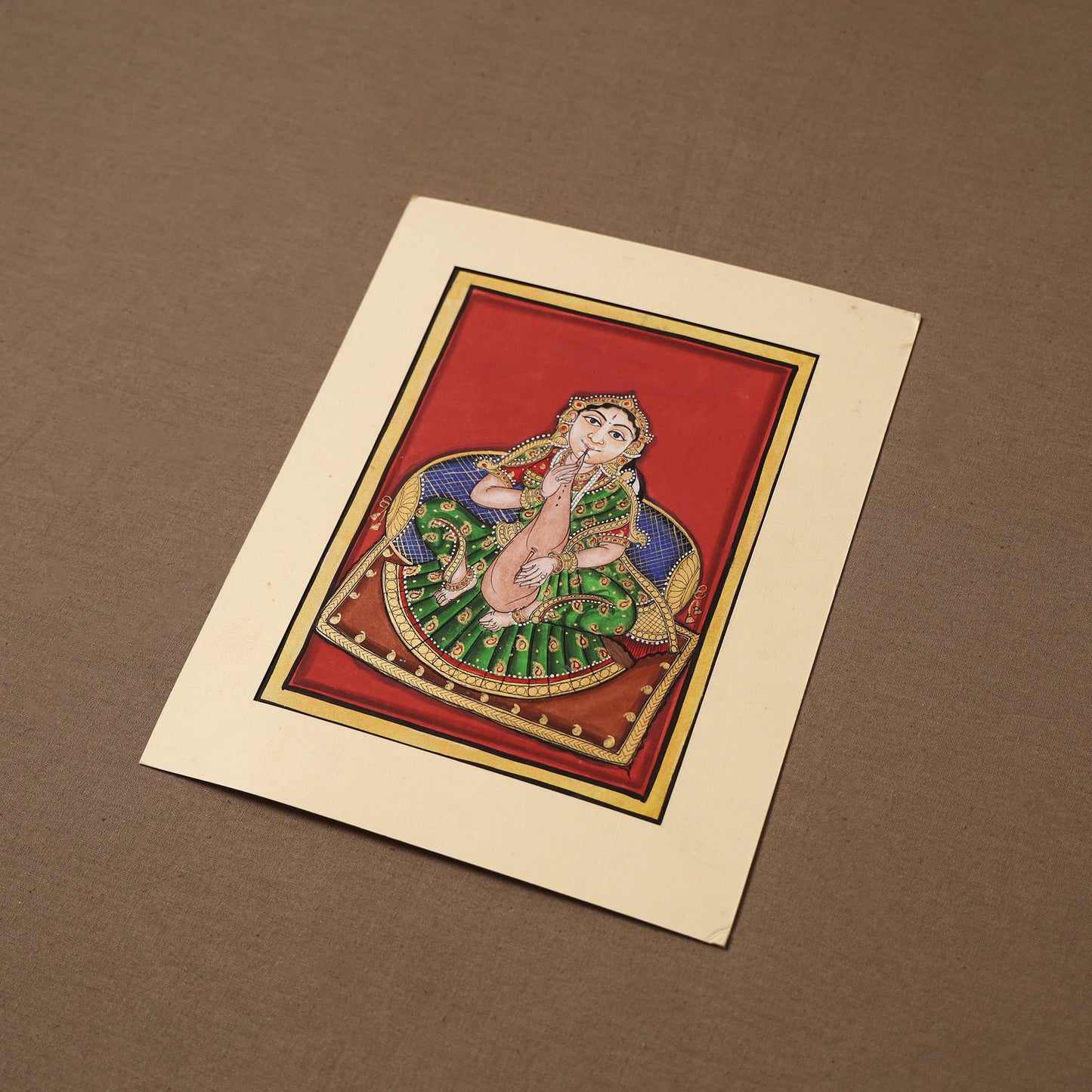 Handpainted mysore painting (8 x 6 in) 209 - handcrafted