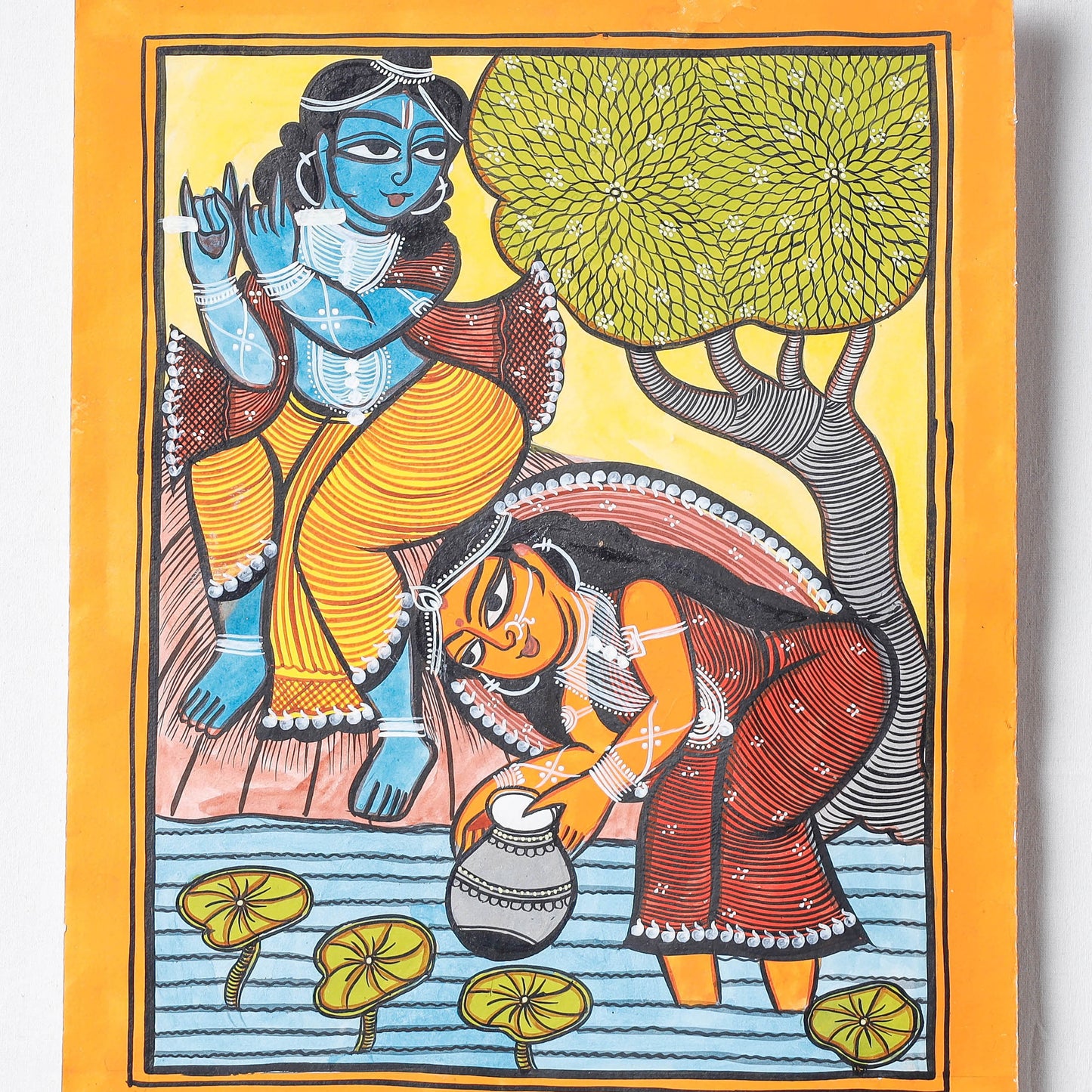  Handpainted Patua Painting by Laltu Chitrakar Online in India at iTokri.com 