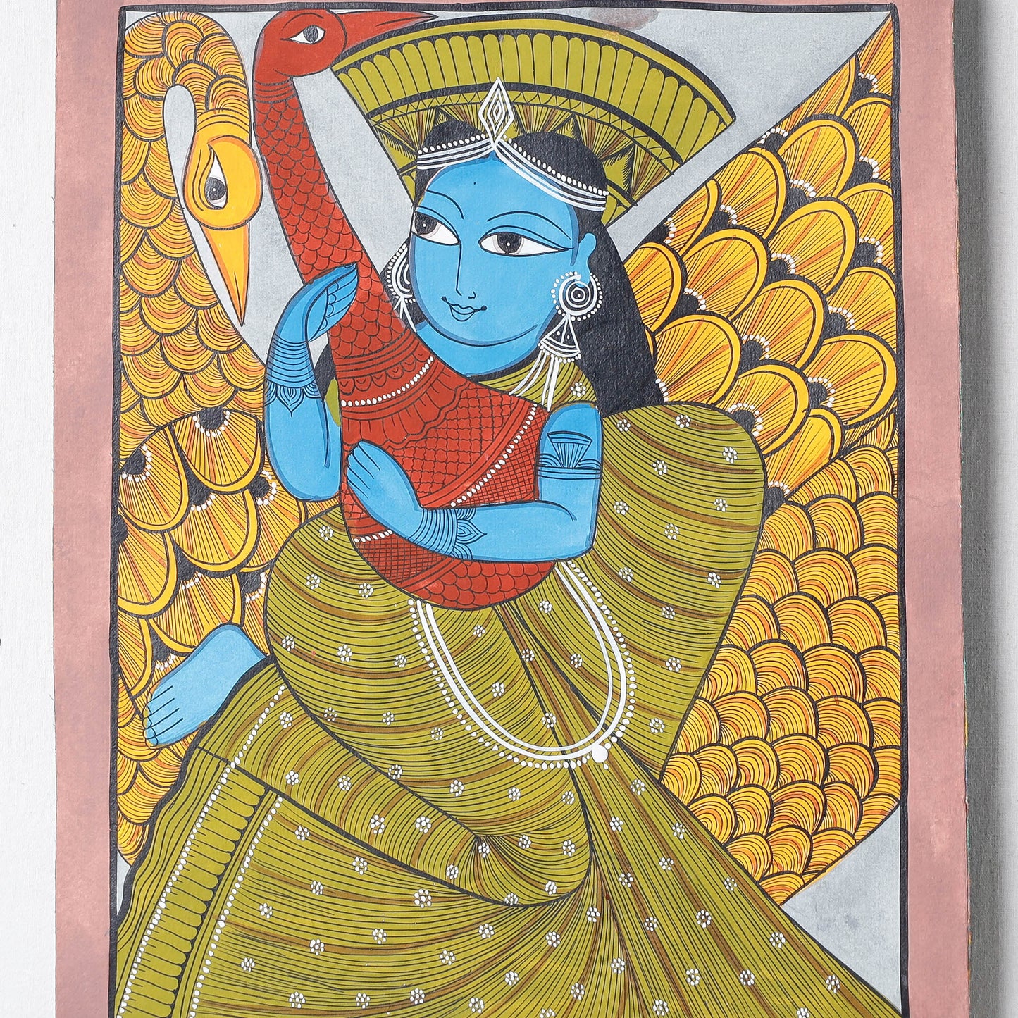  Handpainted Patua Painting by Laltu Chitrakar 