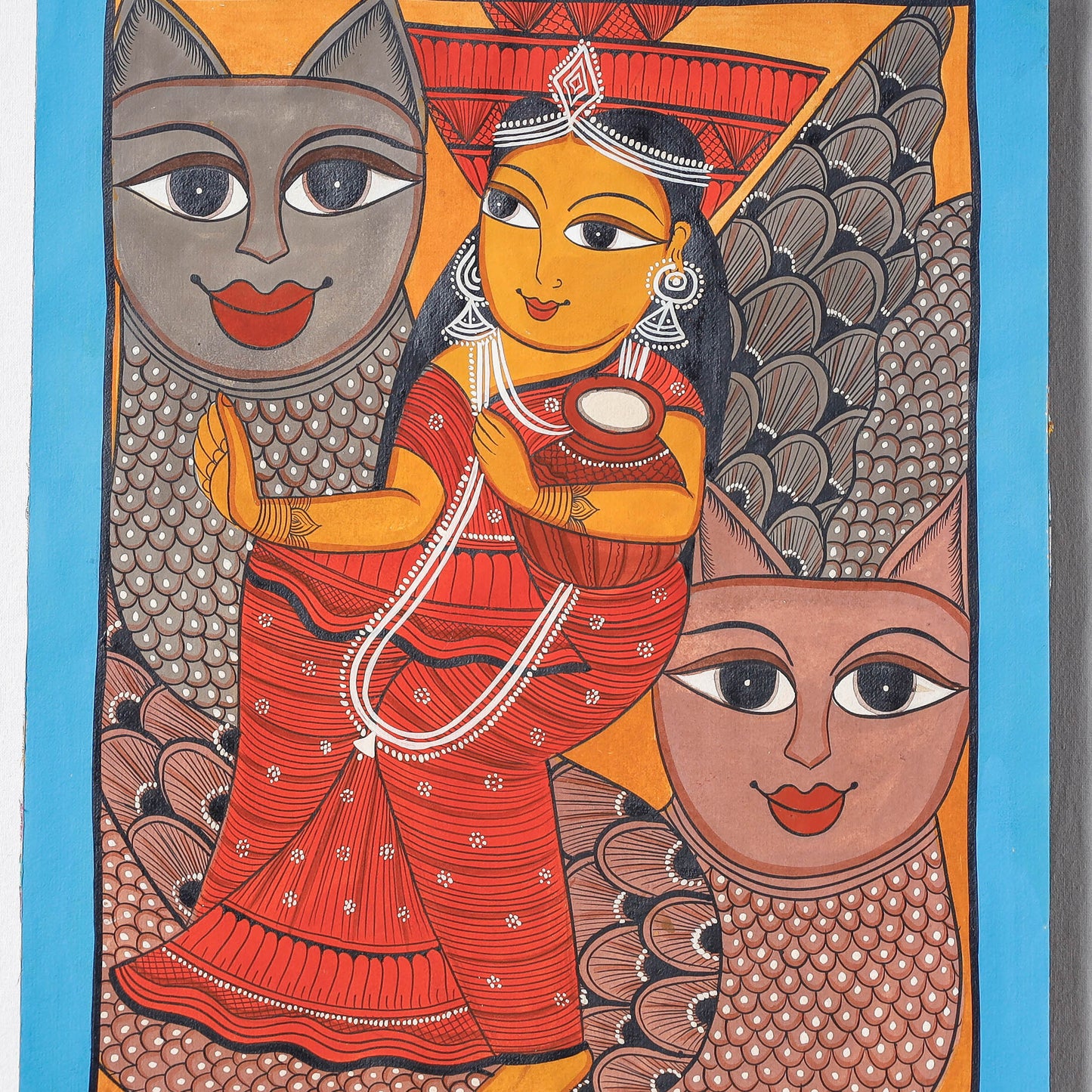  Handpainted Patua Painting by Laltu Chitrakar Online in India at iTokri.com 