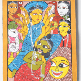  Handpainted Patua Painting by Laltu Chitrakar 