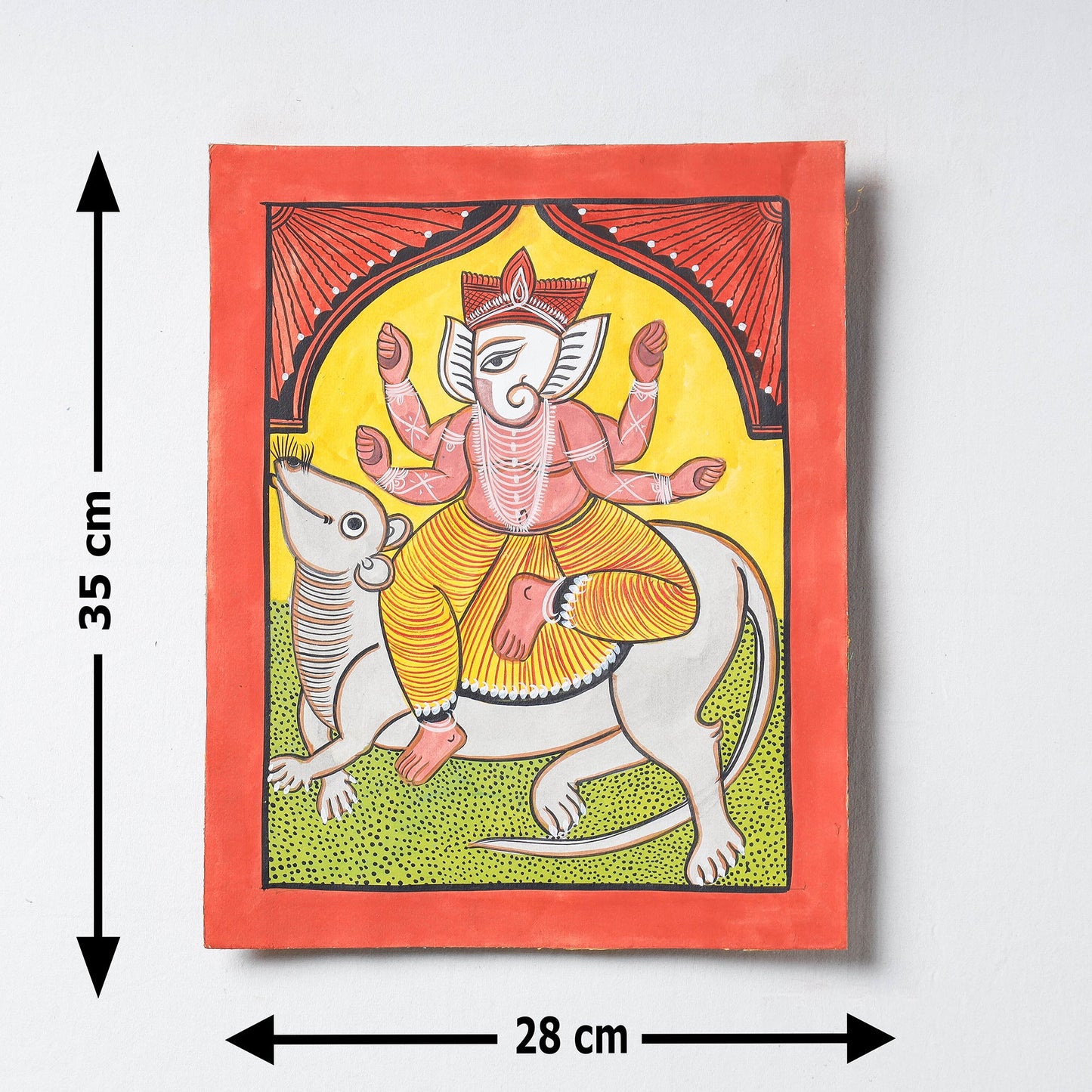  Handpainted Patua Painting by Laltu Chitrakar 