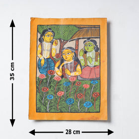 Handpainted Patua Painting by Laltu Chitrakar 
