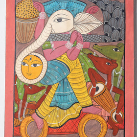  Handpainted Patua Painting by Laltu Chitrakar Online in India at iTokri.com 