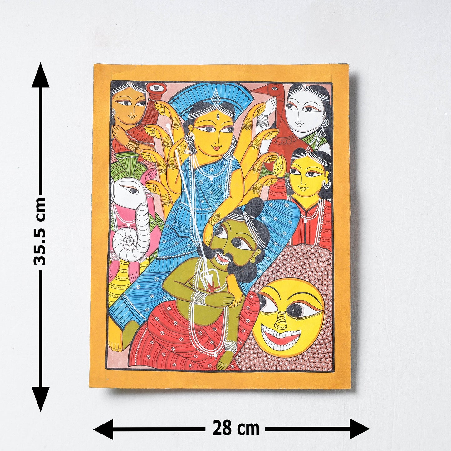  Handpainted Patua Painting by Laltu Chitrakar 