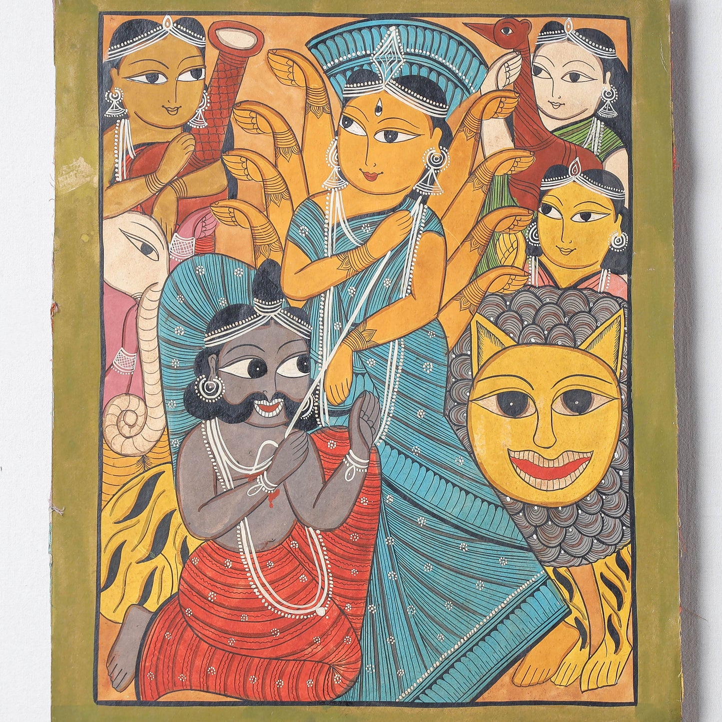  Handpainted Patua Painting by Laltu Chitrakar Online in India at iTokri.com 