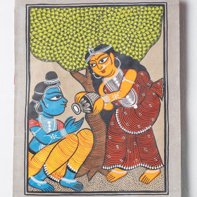  Handpainted Patua Painting by Laltu Chitrakar 