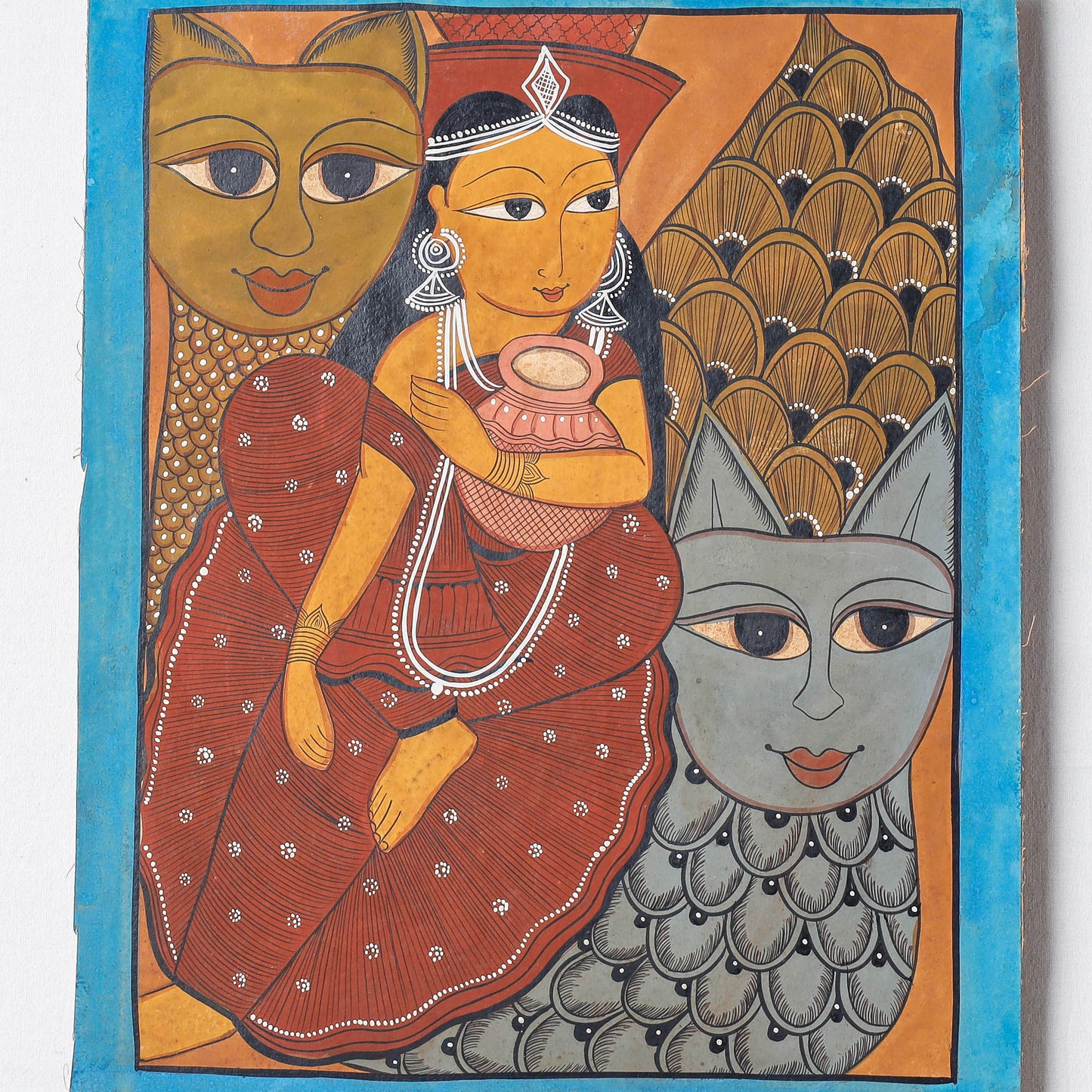  Handpainted Patua Painting by Laltu Chitrakar Online in India at iTokri.com 