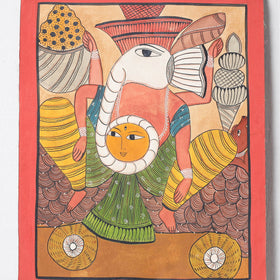  Handpainted Patua Painting by Laltu Chitrakar 