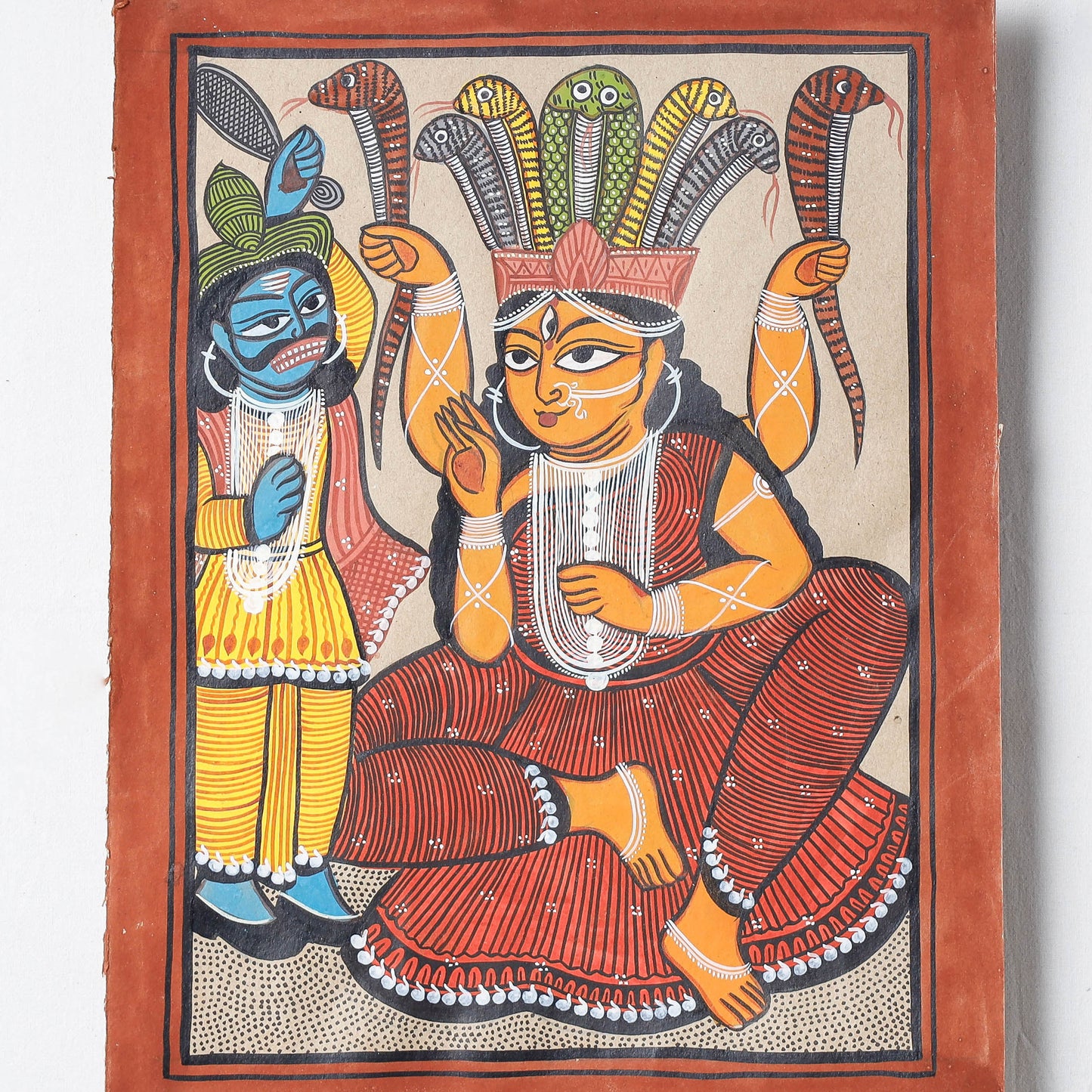  Handpainted Patua Painting by Laltu Chitrakar Online in India at iTokri.com 