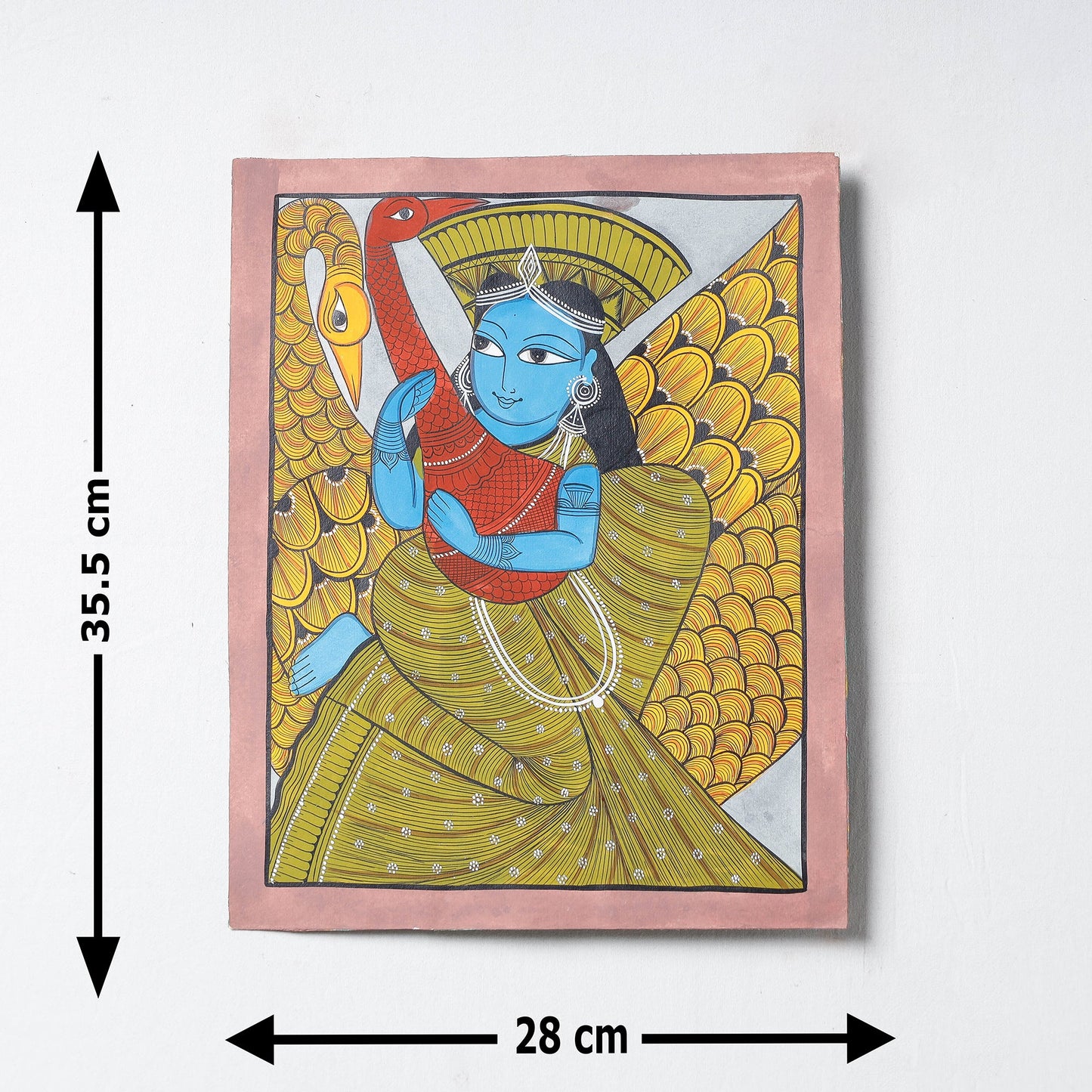  Handpainted Patua Painting by Laltu Chitrakar 