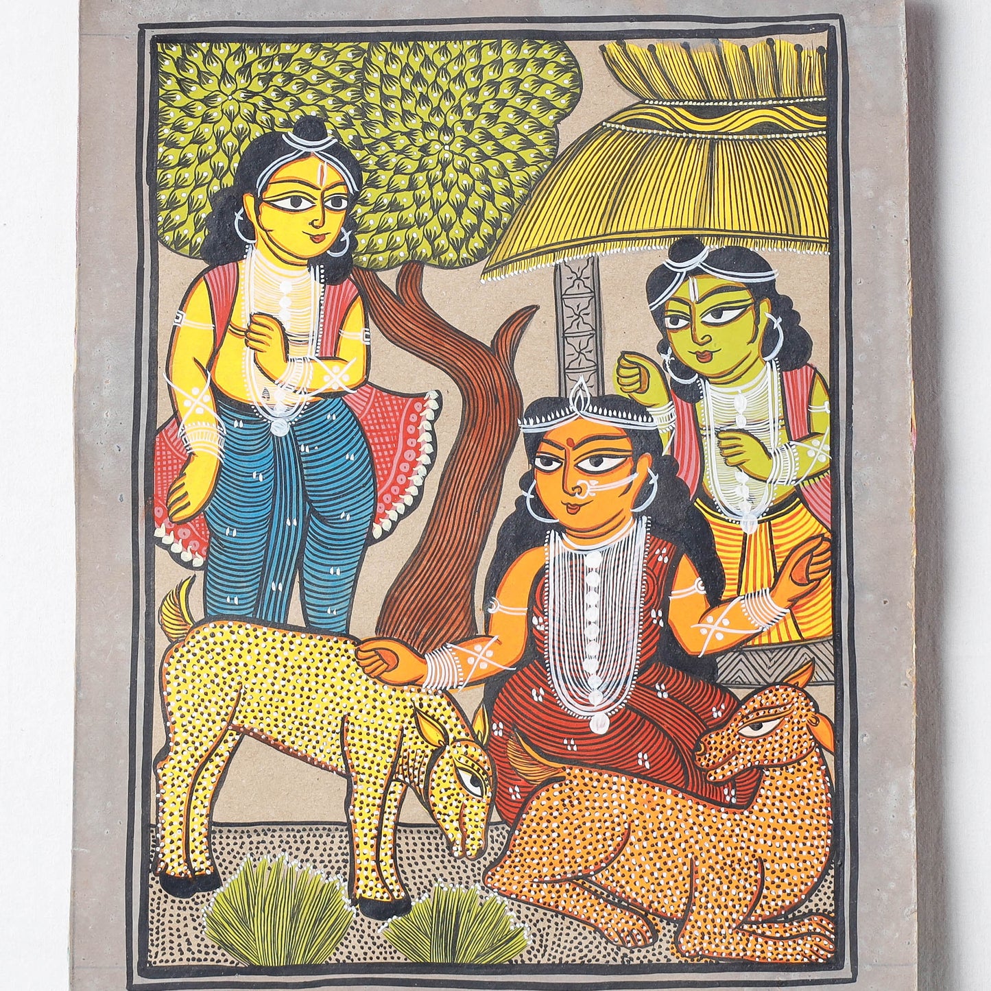  Handpainted Patua Painting by Laltu Chitrakar Online in India at iTokri.com 