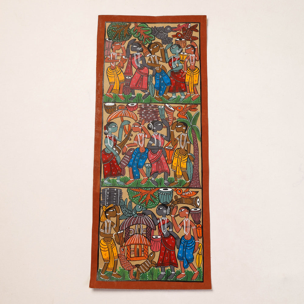  Handpainted Patua Painting by Laltu Chitrakar Online in India at iTokri.com 
