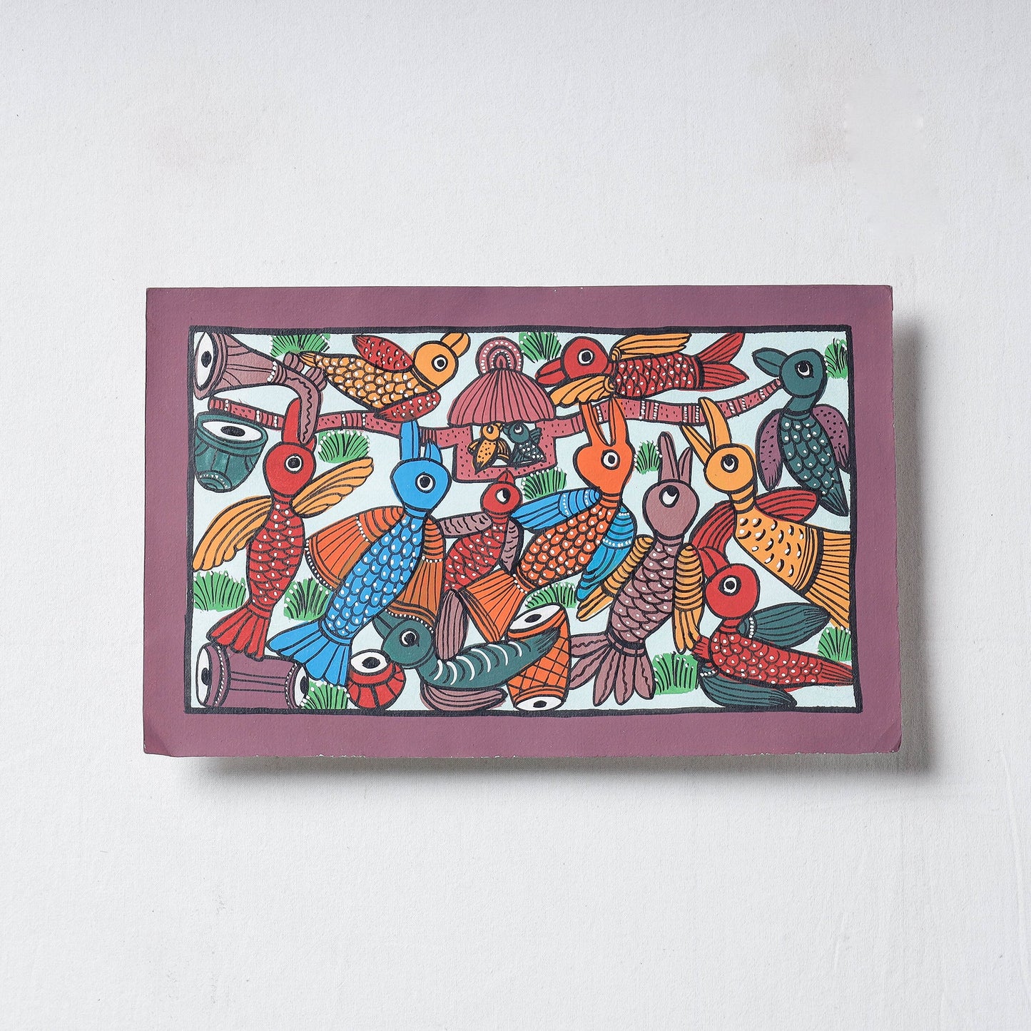  Handpainted Patua Painting by Laltu Chitrakar 