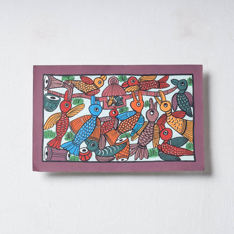  Handpainted Patua Painting by Laltu Chitrakar 