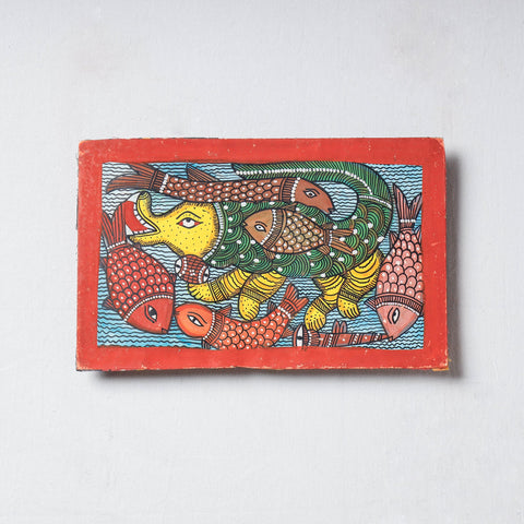  Handpainted Patua Painting by Laltu Chitrakar 