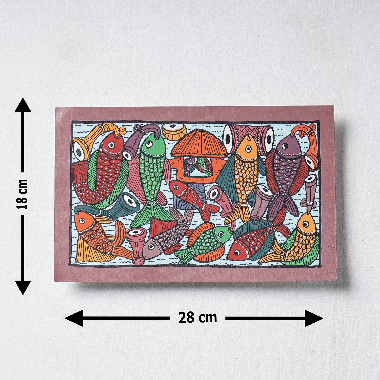  Handpainted Patua Painting by Laltu Chitrakar 