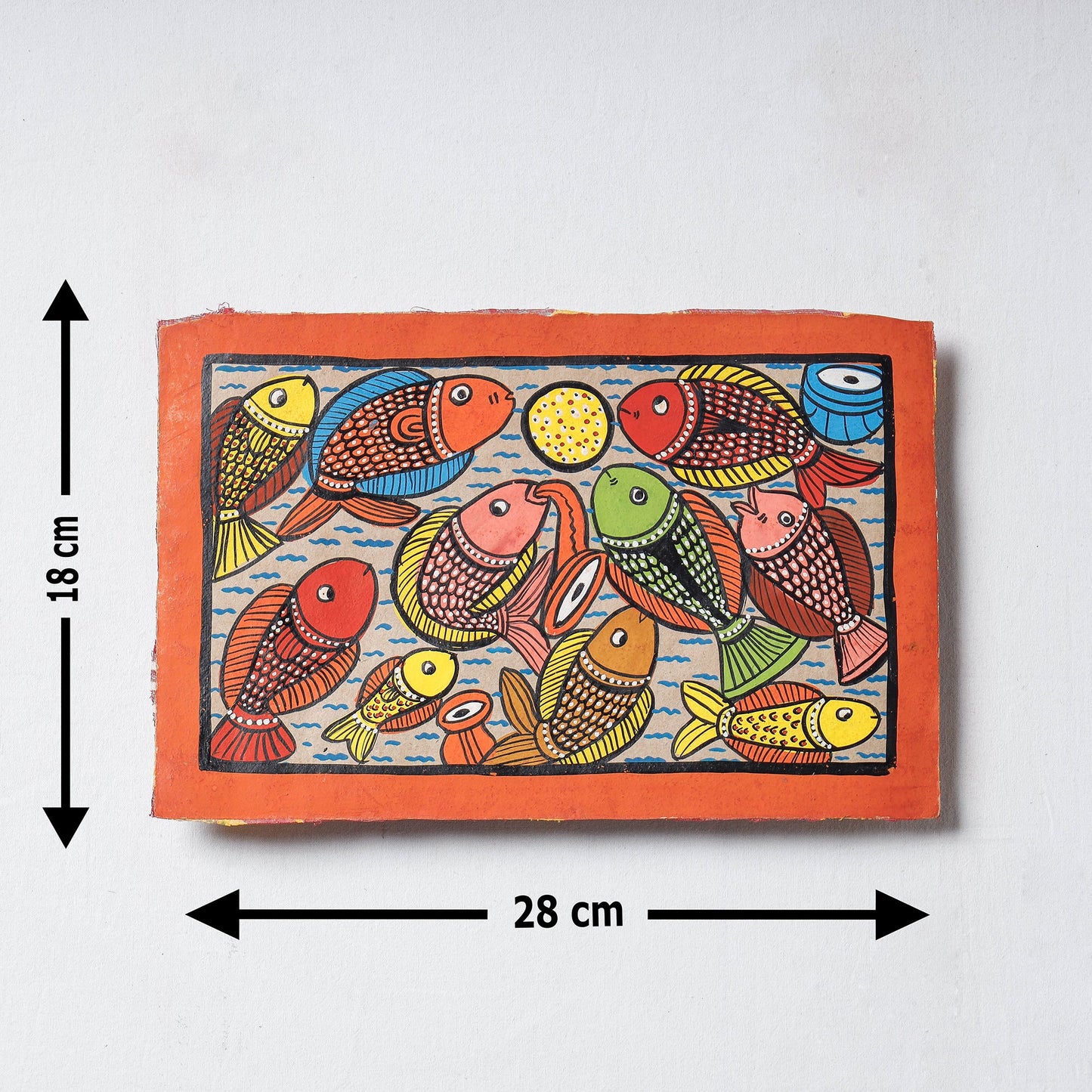  Handpainted Patua Painting by Laltu Chitrakar 