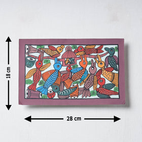  Handpainted Patua Painting by Laltu Chitrakar 