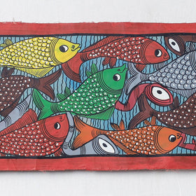  Handpainted Patua Painting by Laltu Chitrakar 