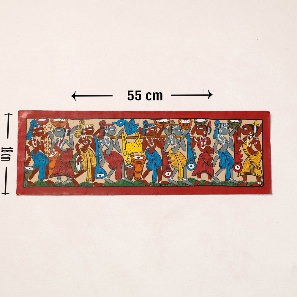  Handpainted Patua Painting by Laltu Chitrakar Online in India at iTokri.com 