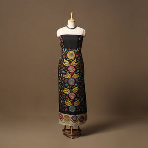 Handpainted srikalahasti bangalore silk pen kalamkari