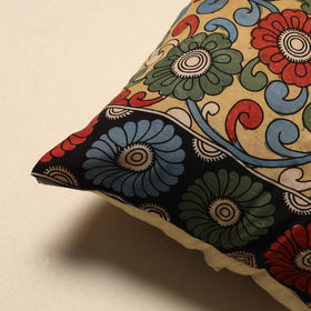 Handpainted srikalahasti pen kalamkari cushion cover 55