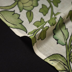 Handpainted srikalahasti silk cotton pen kalamkari fabric