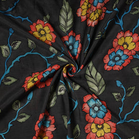 Handpainted srikalahasti silk cotton pen kalamkari fabric