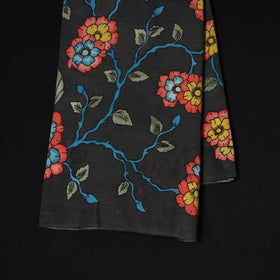 Handpainted srikalahasti silk cotton pen kalamkari fabric