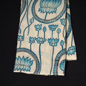 Handpainted srikalahasti silk cotton pen kalamkari fabric