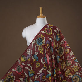 Handpainted srikalahasti silk cotton pen kalamkari fabric