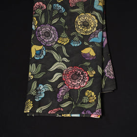 Handpainted srikalahasti silk cotton pen kalamkari fabric