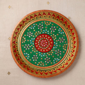  Handpainted Stainless Steel Pooja Thali, Kalash & Bowl