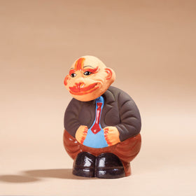  Handpainted Terracotta Bobble Head - Sardar Ji 