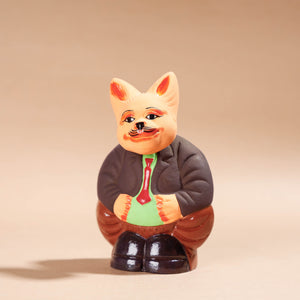  Handpainted Terracotta Bobble Head - Sardar Ji 