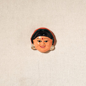  Handpainted Terracotta Face Magnet of India Set Online in India  