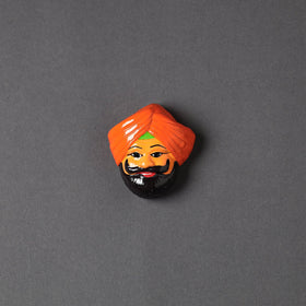  Handpainted Terracotta Face Magnet Online in India  